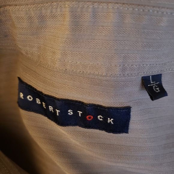 Robert Stock Gray Short Sleeved Shirt - Large - Picture 3 of 5